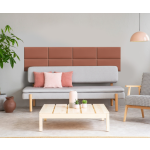 Upholstered Panel Dirty Pink